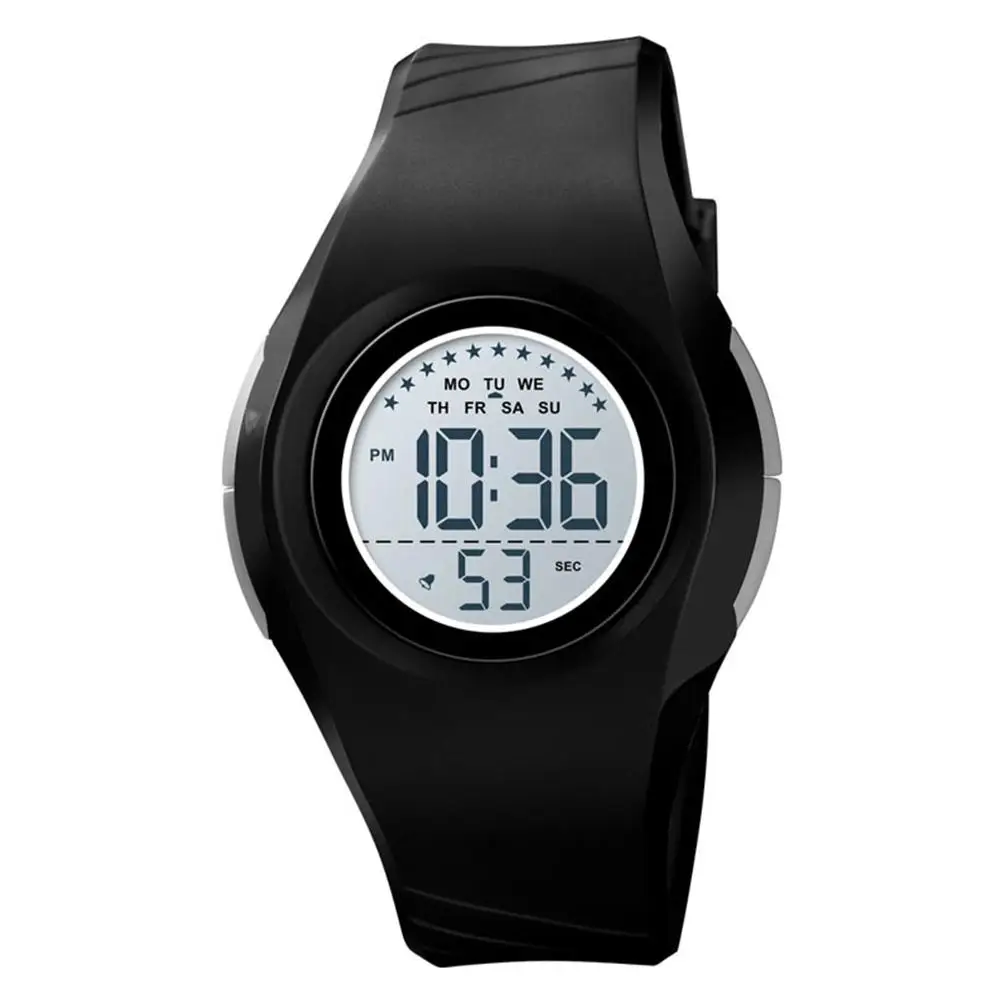 

SKMEI 1556 Boys Girls LED Digital Sports Watches Plastic Kids Alarm Date Casual Watch Christmas New Year Gift