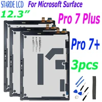 3pcs aaalcd for microsoft surface pro 7 plus pro7 lcd display touch screen digitizer assembly for microsoft surface pro 7 lcd