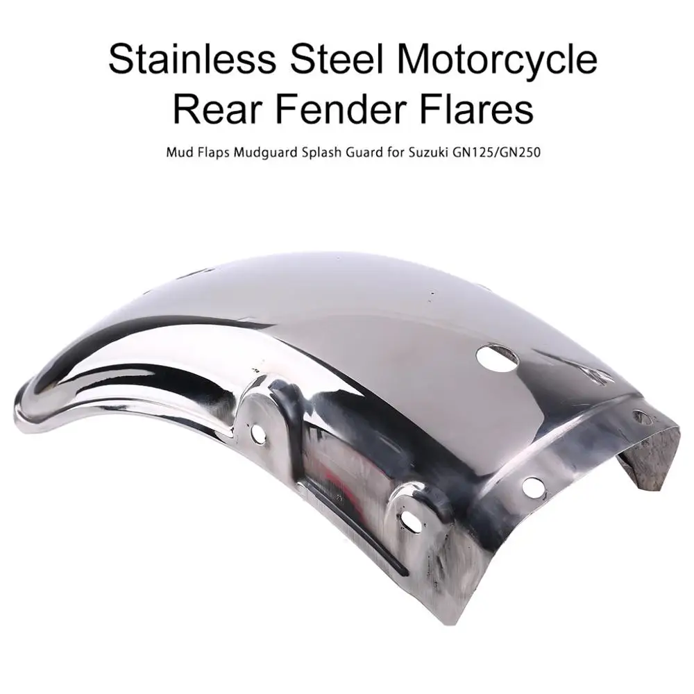 Брызговики на заднее крыло мотоцикла из нержавеющей стали брызговики для Suzuki