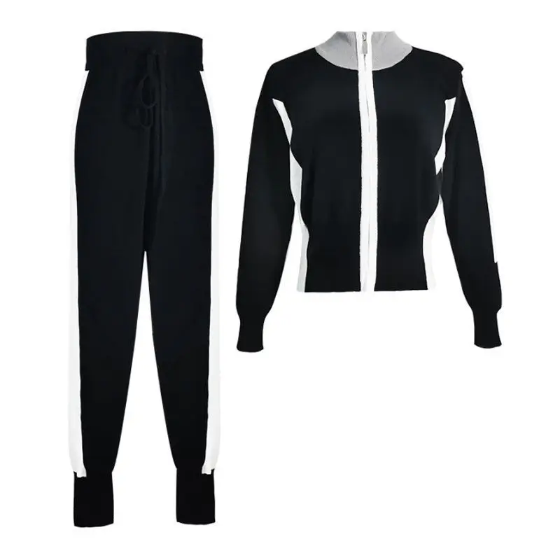 

Leisure Suit women's autumn clothes 2020 new fashion Western style small show high professional sports two-piece set