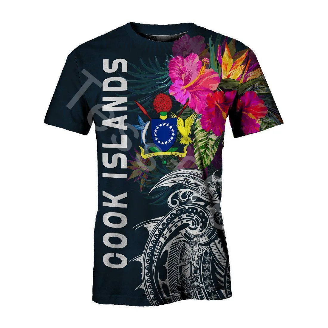 Футболка унисекс с 3D-принтом круглым вырезом и коротким рукавом - купить по