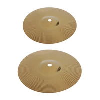 2pcs brass splash crash cymbal hi hat cymbals for drum set 8inch 10inch