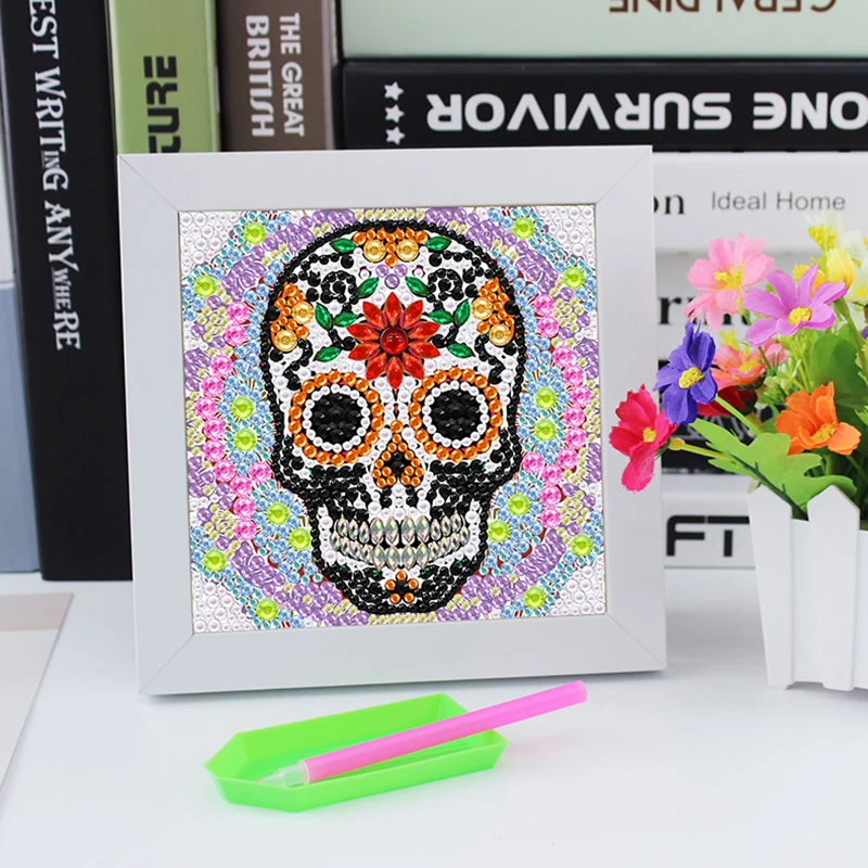 5D алмазная картина с рамкой DIY новый мультяшный животный узор семейное украшение