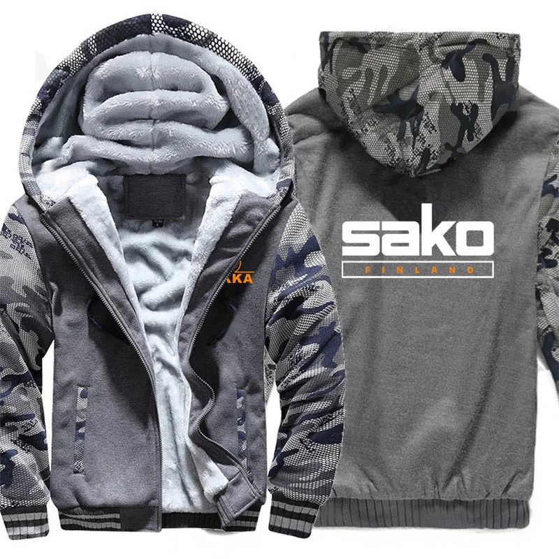 Мужские зимние толстовки с капюшоном и шерстяной подкладкой | Мужская одежда