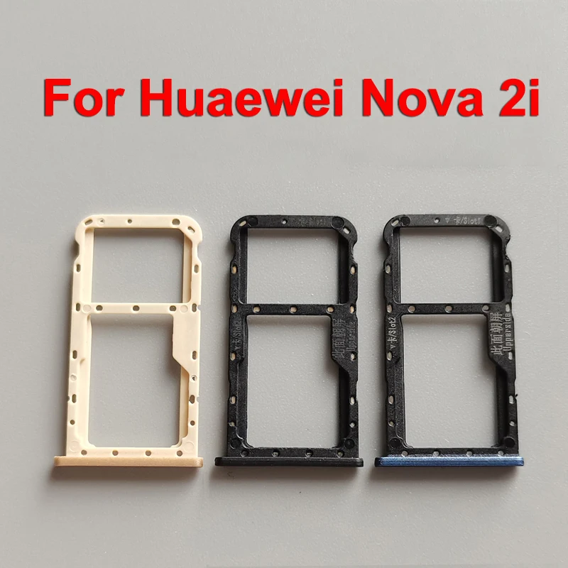 

Лоток для Sim-карты для Huawei Nova 2i Nano SIM, держатель слота Micro SD, запасная часть для Huawei Nova2i, слот для Sim-карты, держатель, адаптер
