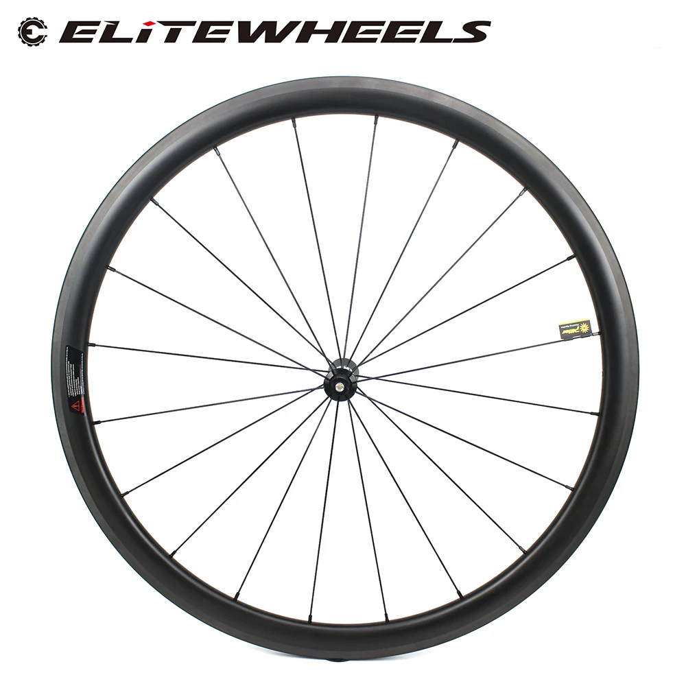 

ELITEWHEELS DT350 Series Carbon Road Wheels 38mm Depth Low Profile 27mm Wider More Aero Rim Pillar 1423 Spoke UCI Quality