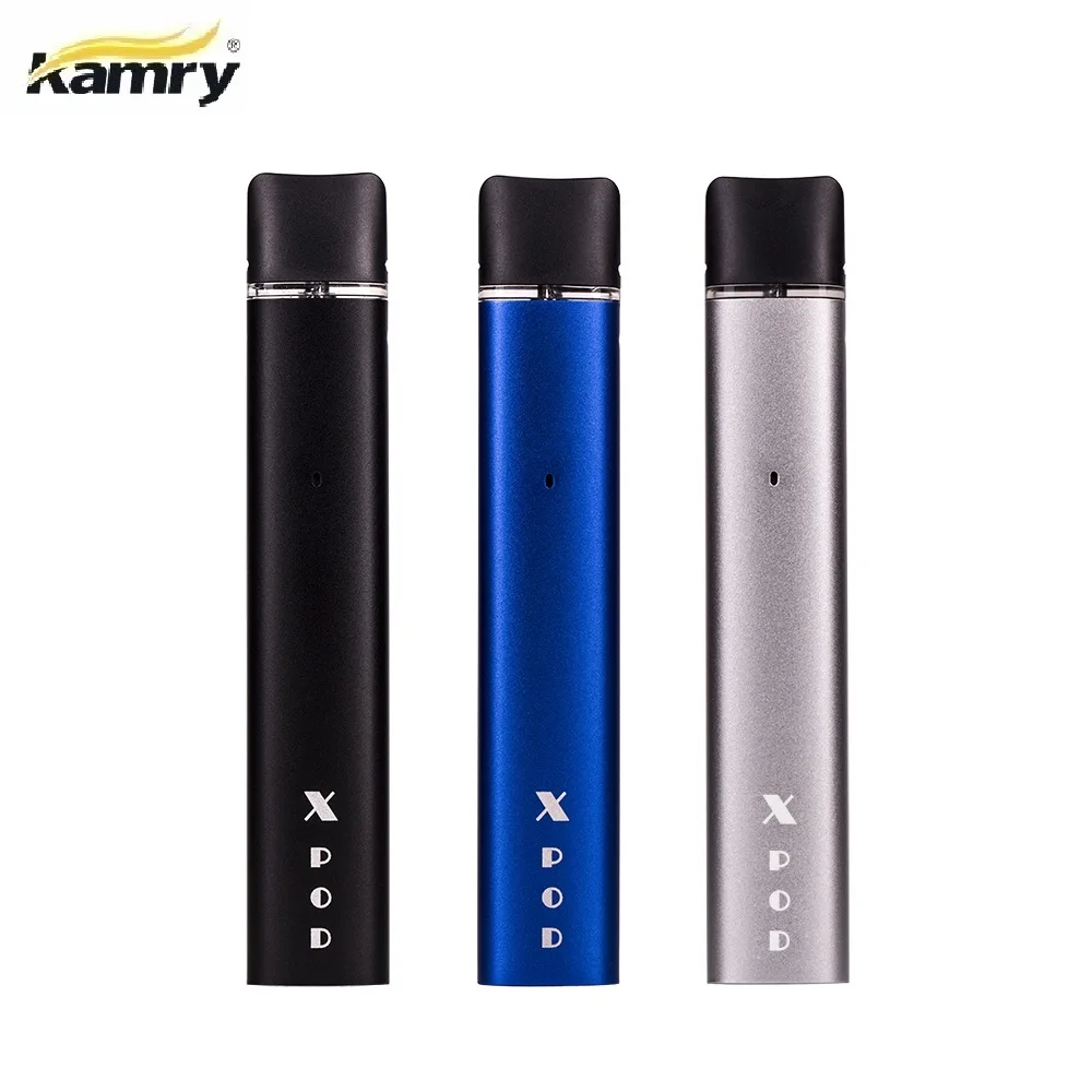 

Kamry X Pod Vape Kit 280mAh LED power Pod system Vape Pen Electronic Cigarette vaporizer 0.8ml cartridge