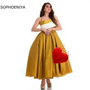 Новое поступление матовое золото вечернее платье короткие недорогие Вечерние платья Abendkleider 2021 халат De soiree Дубай вечернее платье es Большие размеры