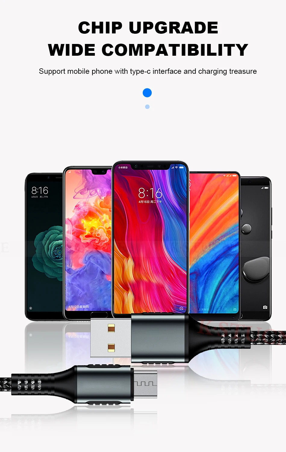 KSTUCNE Micro USB кабель для быстрой зарядки Microusb шнур для samsung S7 Xiaomi Redmi Note 5 Pro Android телефонный кабель Micro usb зарядное устройство