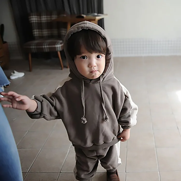 Детский Повседневный костюм-двойка новинка 2022 года Детская толстовка +