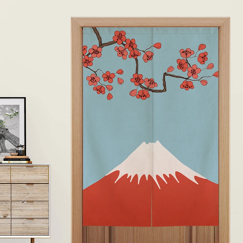 Простой в японском стиле двери Шторы Спальня Кухня Ванная комната оттенок