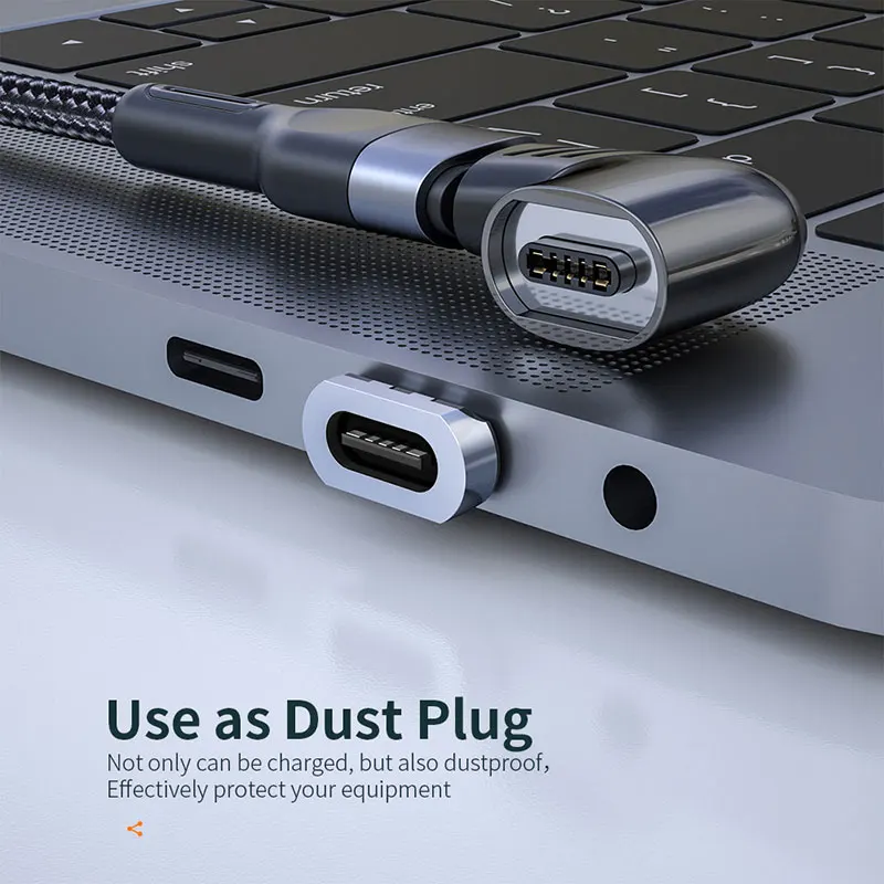 Адаптер с USB на Type C 100 Вт магнитный переходник Мама папа Type-c Магнитный адаптер для