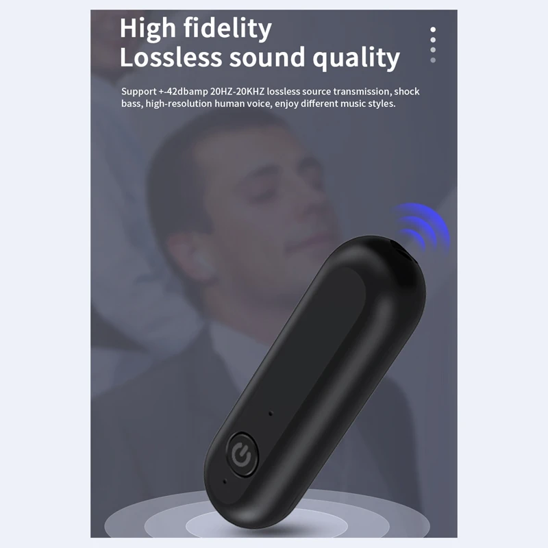 

Bluetooth Receiver 5.0 Bluetooth Car Aux Adapter Hands-Free for Earphone, Car, Home Stereo Music Streaming Sound System