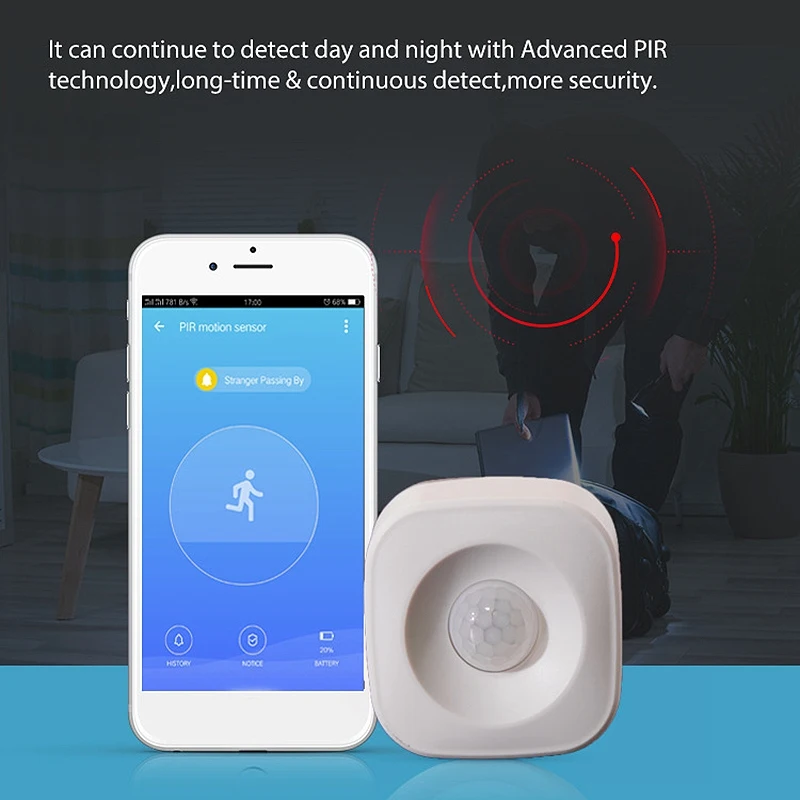 Tuya Wi-Fi инфракрасный детектор двери и окна сигнализация умный оповещения о жизни