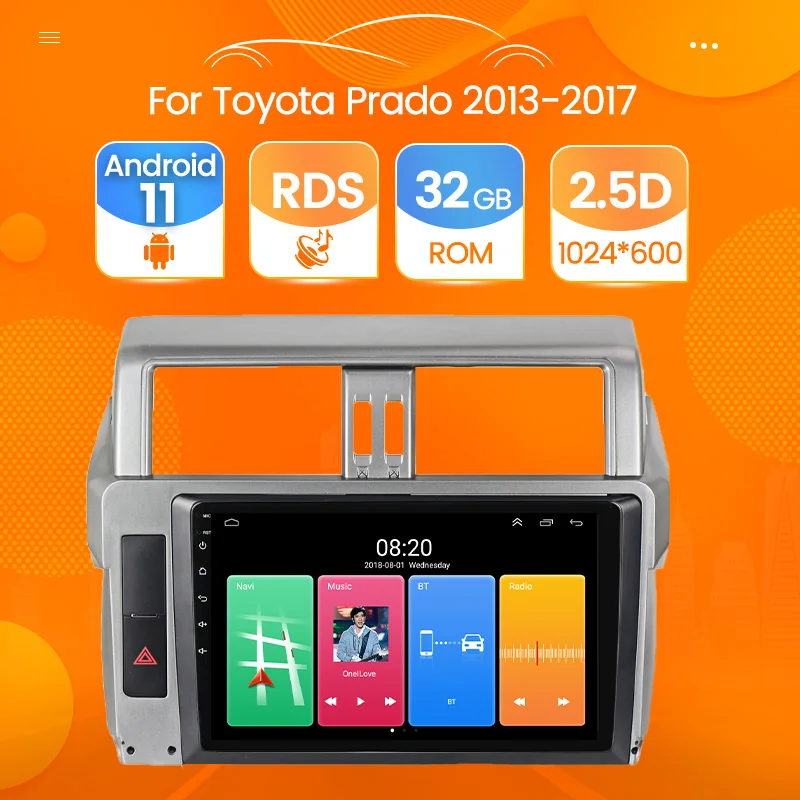 Новый Автомобильный мультимедийный плеер с сенсорным экраном Авторадио для Toyota