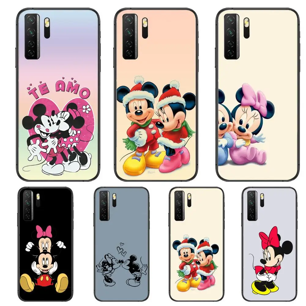 

Baby Mickey Minnie Mouse Black Soft Cover The Pooh For Huawei Nova 8 7 6 SE 5T 7i 5i 5Z 5 4 4E 3 3i 3E 2i Pro Phone Case cases