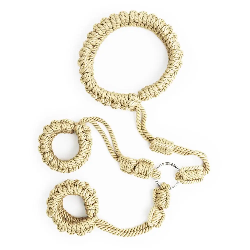 Наручники и ошейники для связывания из мягкого полиэстера шнур ограничения |