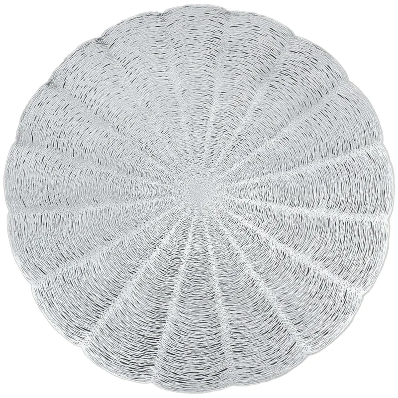 

6 шт. круглые салфетки для обеденного стола, ажурные салфетки для украшения стола, свадебные коврики для обеденного стола