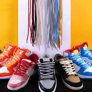 Solid Color Oval Shoe Laces 16 Colors Half Round Athletic Shoe Laces for Sport/Running Shoes Shoe St