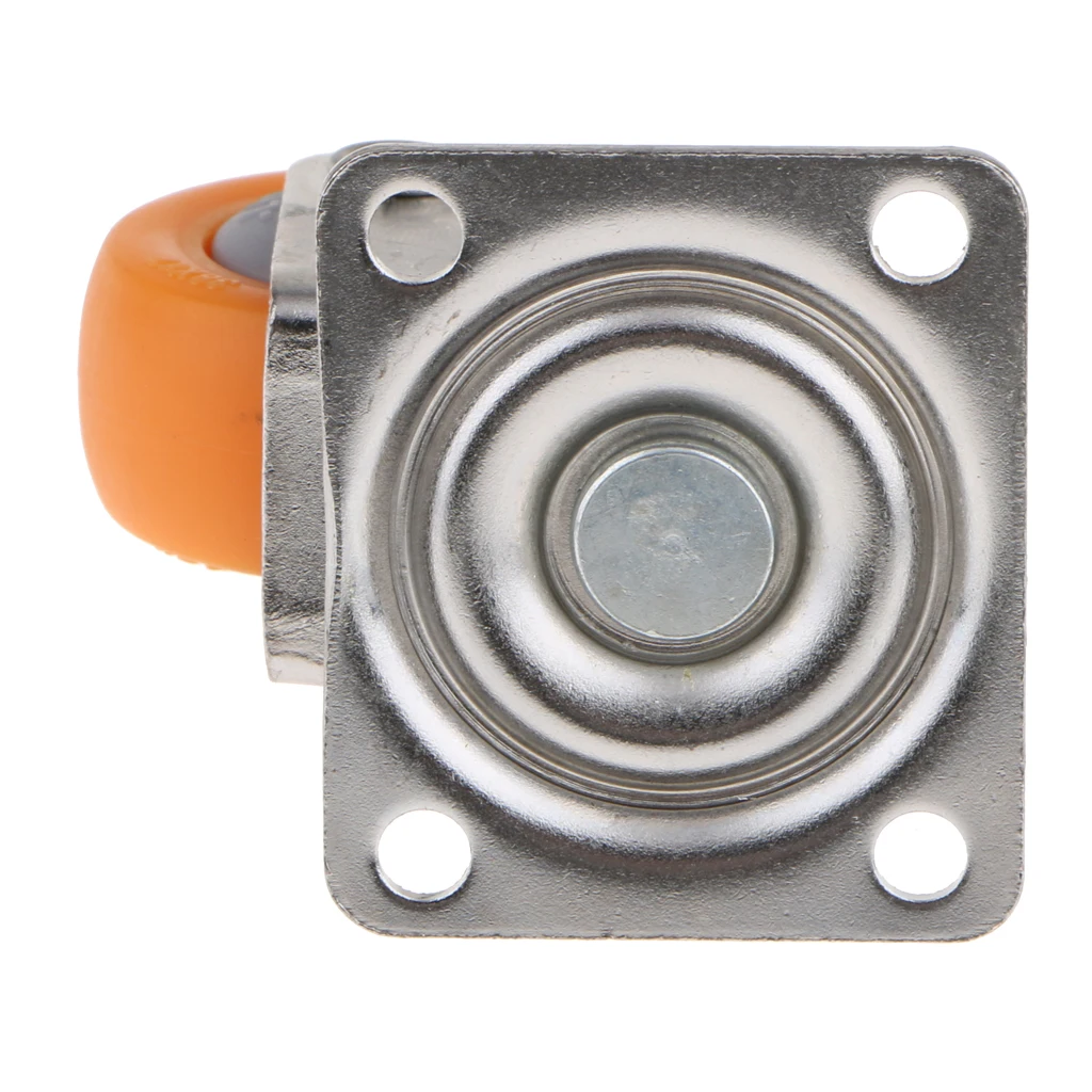 4 шт. 1 5 &quotнейлон все Поворотные Колесики колесики тележка пластина оранжевый 25