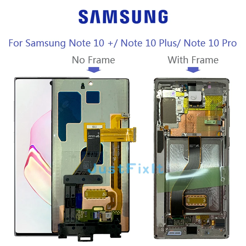 Оригинальный супер AMOLED экран для Samsung Galaxy Note 10 Plus Pro N975 черный точечный ЖК дисплей