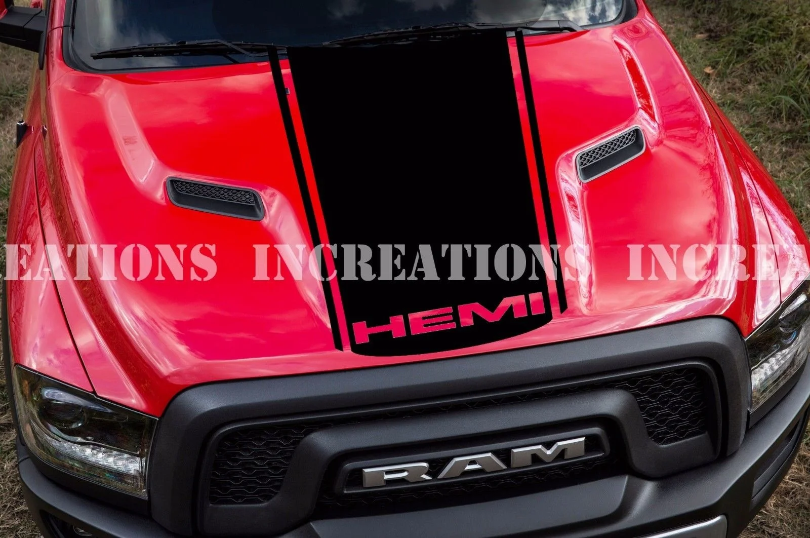 

Для универсального Dodge Ram Hood простые полосатые наклейки для грузовиков гоночные наклейки