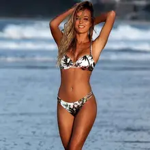 Bañador con estampado de Coco para mujer, traje de baño europeo y americano sexy, unicolor, bikini de estilo vendaje, traje de baño deportivo de corte alto 2022 (3)