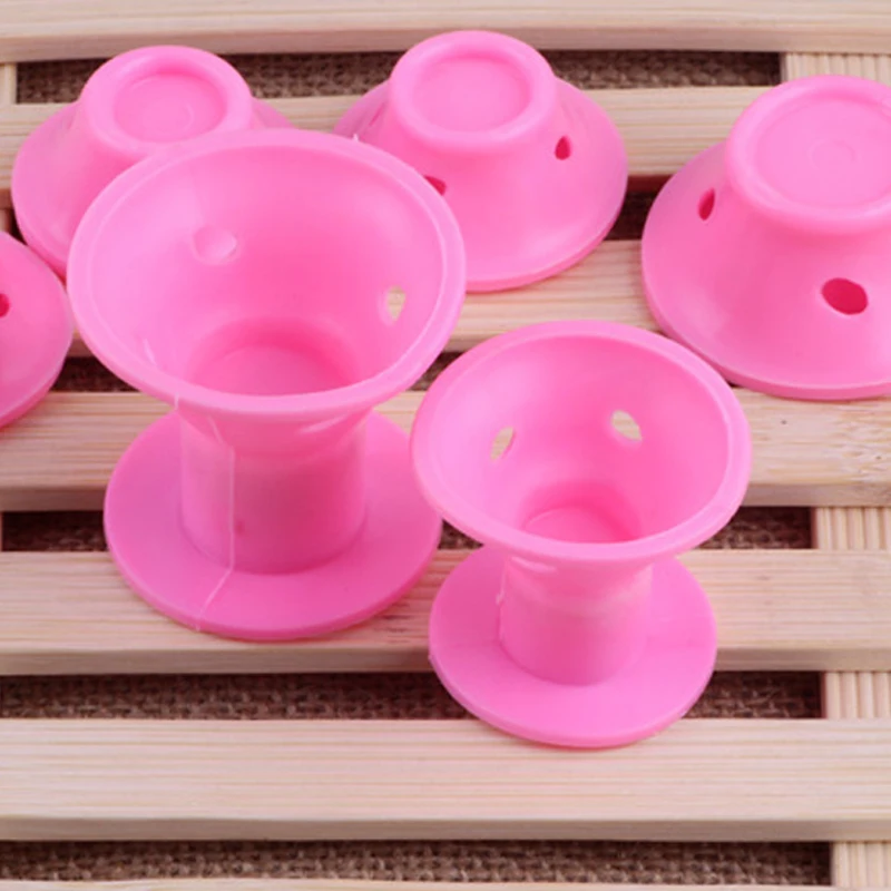 10 шт. ролик для прически в виде гриба силиконовые щипцы завивки волос сделай сам