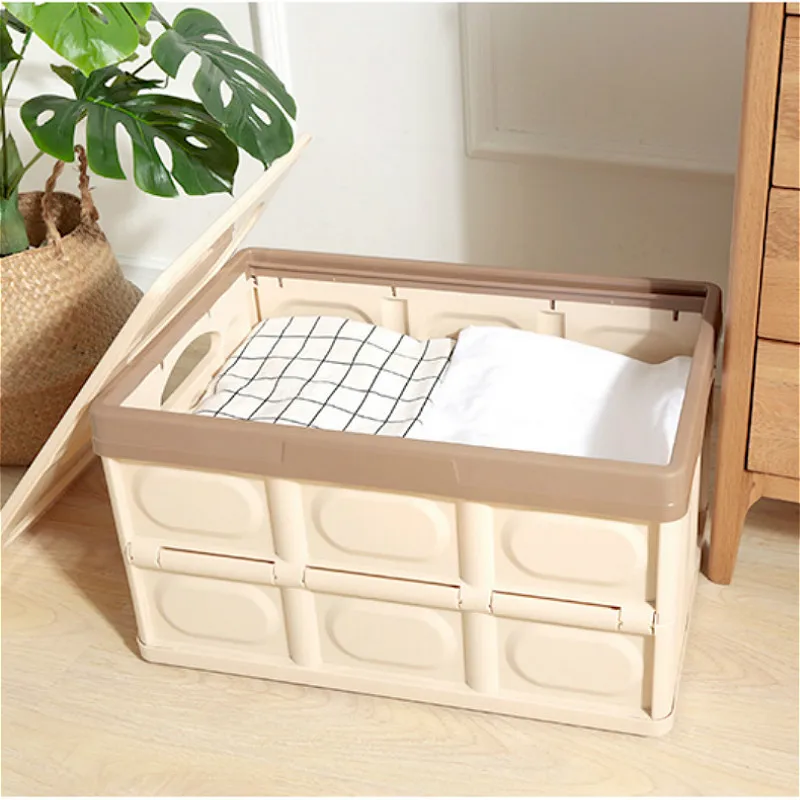 Автомобильный складной ящик для хранения багажника пластиковый автоматический