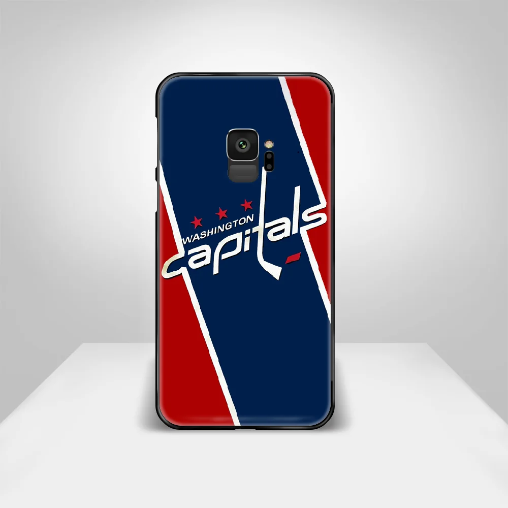 

ice hockey Capitals Alexander Ovechkin Phone Case Cover For Samsung Galaxy A10 A20 A30 E A40 A50 A51 A70 A71 J 5 6 7 8 S black