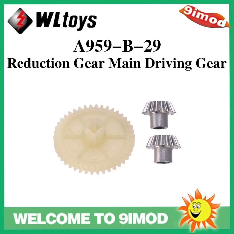 Оригинальный A959 B 19 снижение Шестерни основной вождения для WLtoys 1/18 A969 A979 машинка