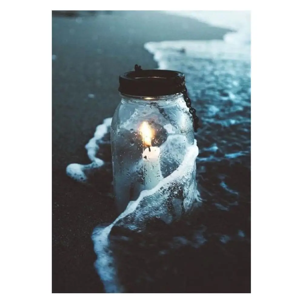 5D полноразмерная Алмазная вышивка крестиком с изображением Морского Пейзажа