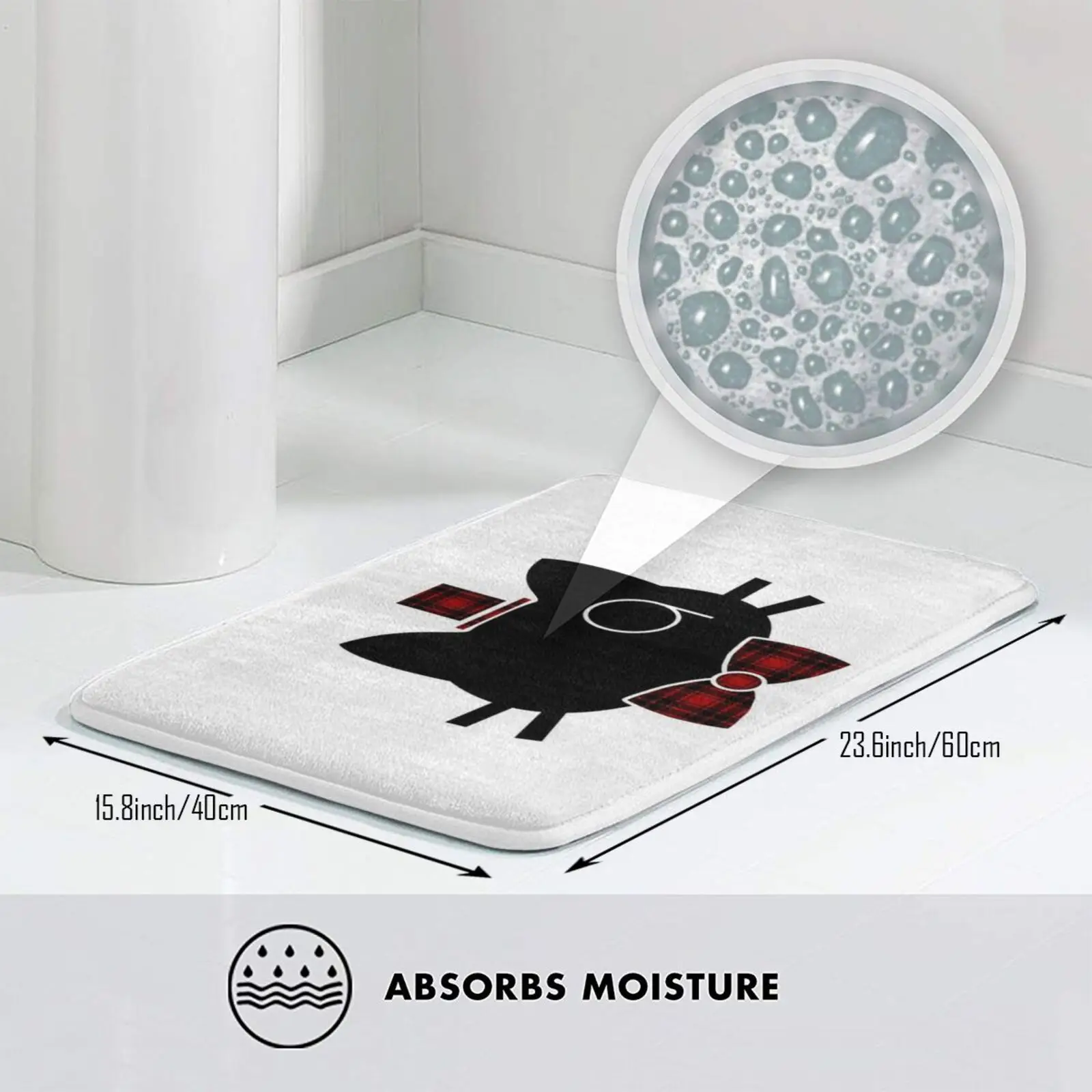 Ковер Mr Kitty (в клетку) коврик подушка Мягкий Нескользящий котенок шикарный ковер