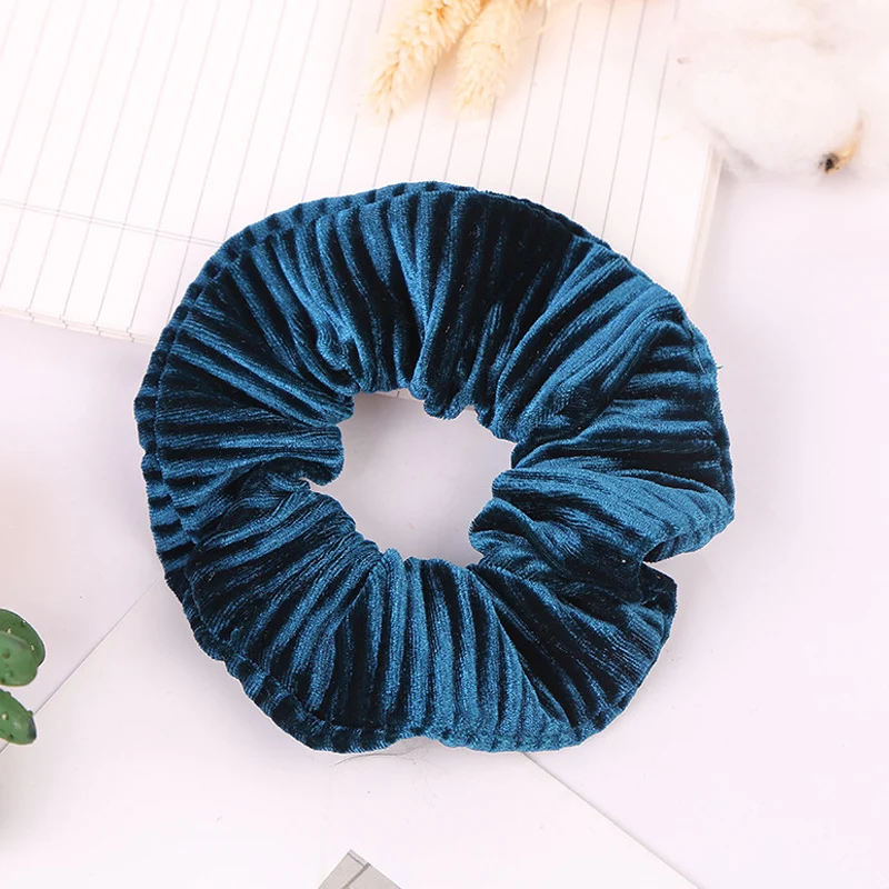 Женские бархатные резинки полосатые волосы кольца галстуки для девочек