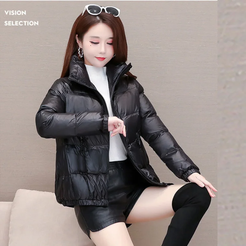 

Женская модная парка с отложным воротником, пальто, женские элегантные осенние куртки с карманами и хлопковой подкладкой, Женские однотонн...