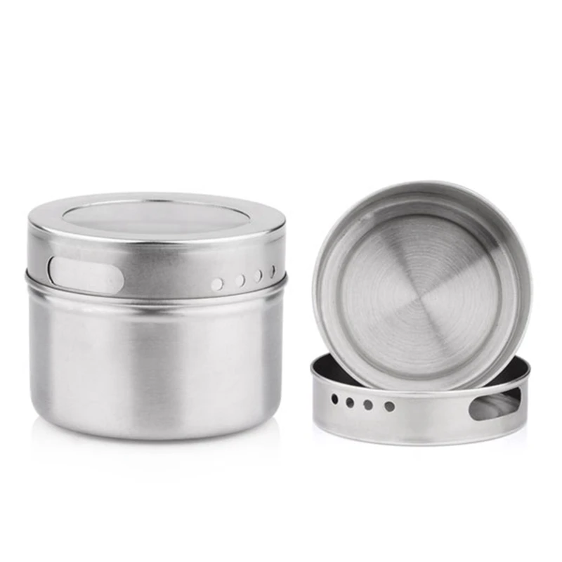 Top 6Pcs/набор нержавеющая сталь приправа коробка набор приправ бутылка для специй и