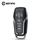 Запасной чехол KEYYOU 5x для дистанционного ключа, чехол для Ford Mustang Edge Explorer Fusion Mondeo Kuka 2015 2016 2017 5 кнопок
