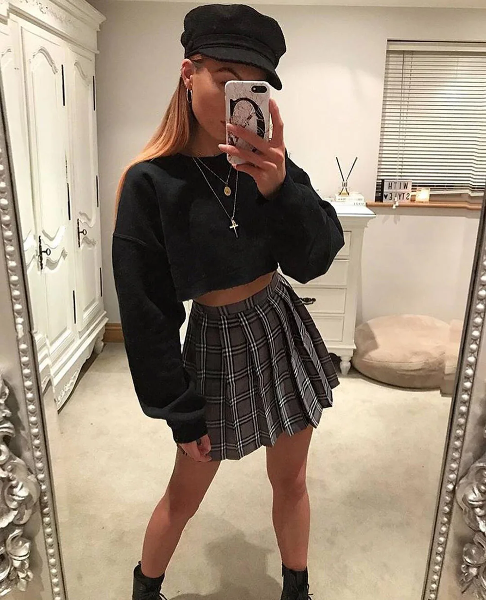 

Женский однотонный пуловер с круглым вырезом, осенняя Повседневная дизайнерская толстовка с длинными рукавами, рубашка в стиле Харадзюку, ...