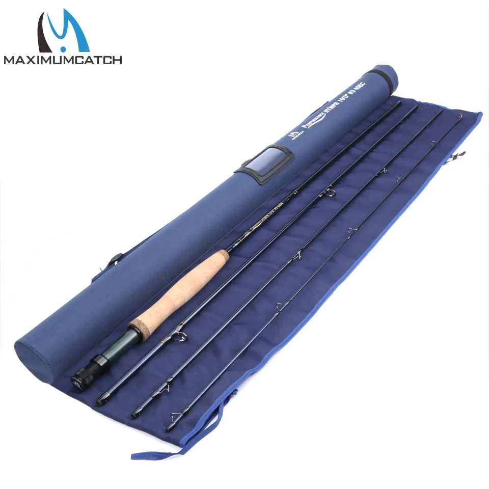 Rod 1pc Maximumcatch 2/3/4WT Нимфа Fly Удочка IM10/36 T графитовая углеродная волокна 10/11FT умеренный быстрое действие Нимфа Fly стержень - Цвет: Rod 1pc