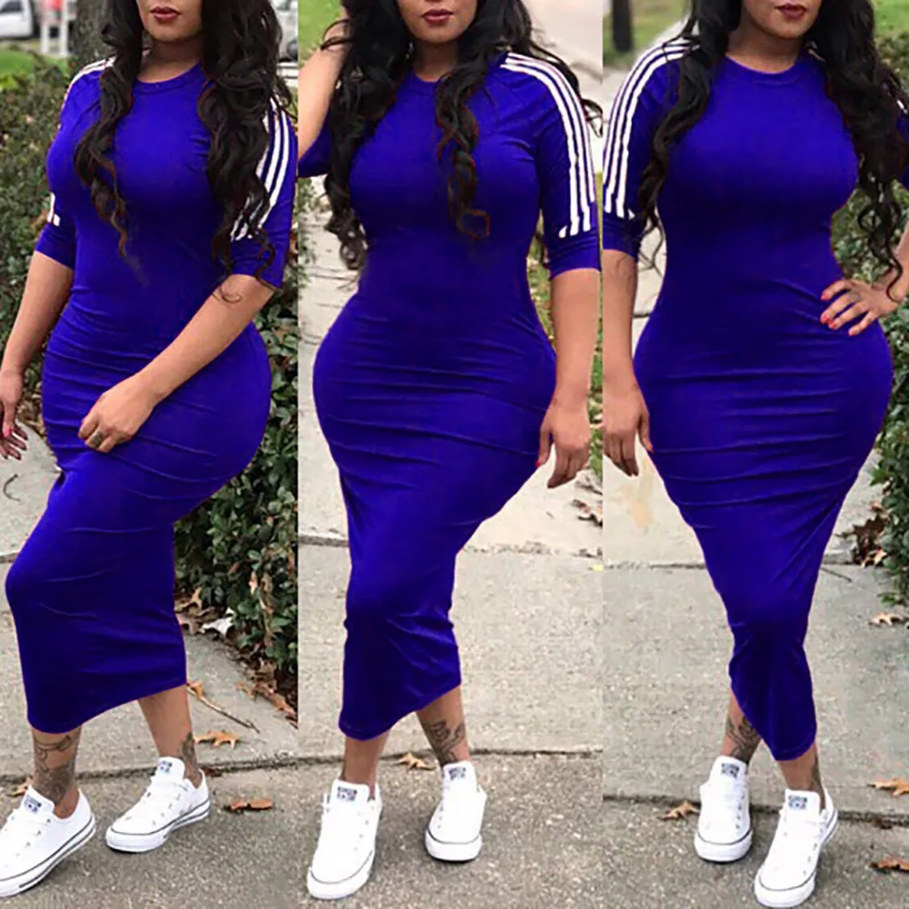 Женское облегающее Клубное платье до щиколотки с высоким эластичным круглым