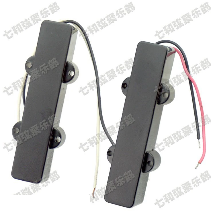 

A Set of 2 Pcs Black Closed Sealed 4 string Bass Pickups Humbucker Bridge & Neck.guitar part