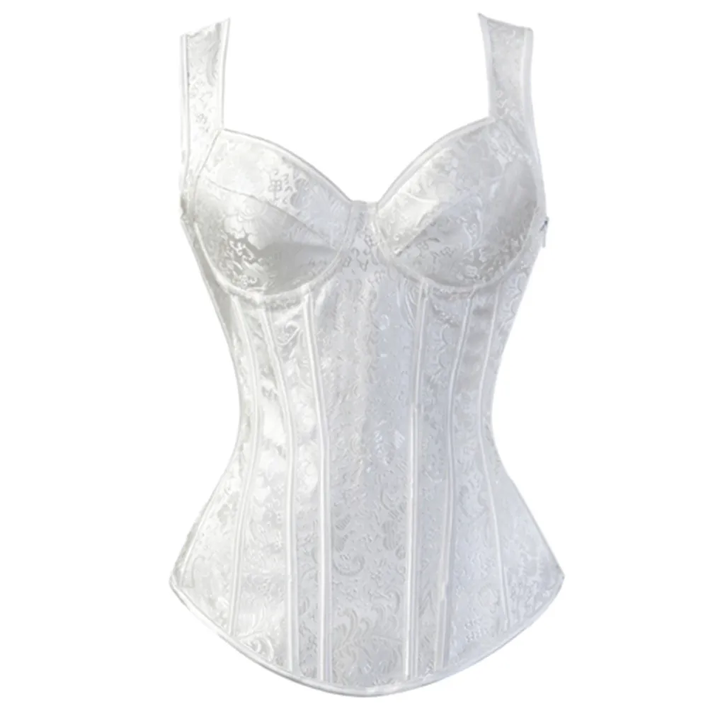 Женский Ретро бюстье корсеты в стиле стимпанк корсет с чашкой нижнее белье