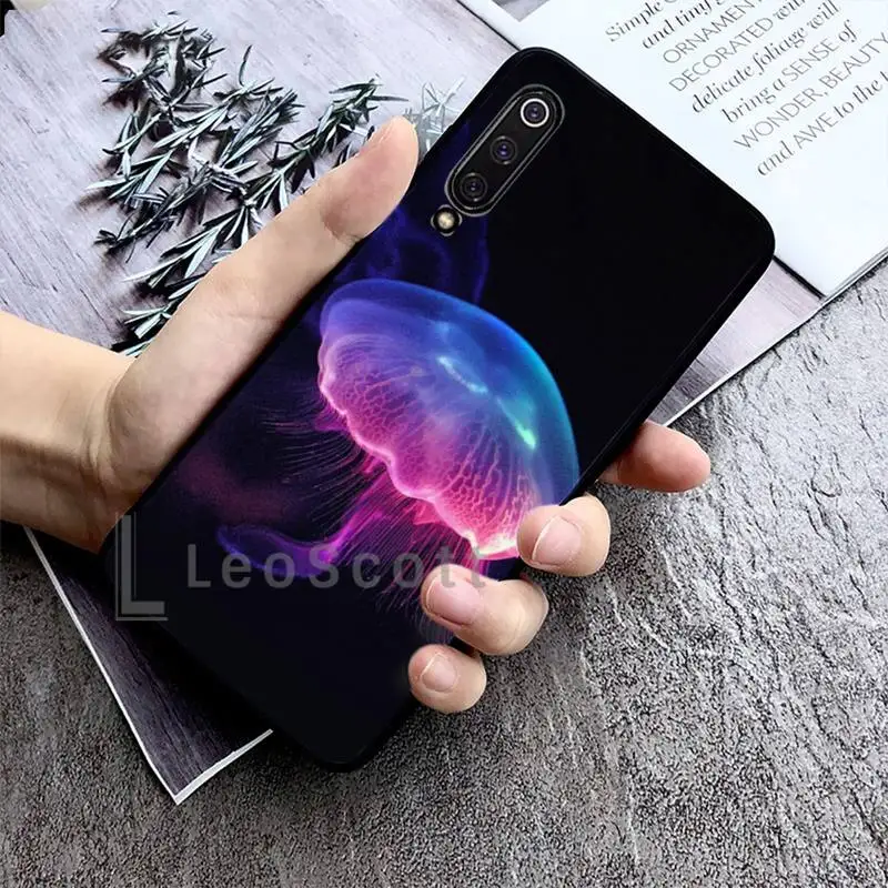 

cute Jellyfish Phone Case For Xiaomi redmi Mi A1 A2 5 6 6PLUS 8 9 SE Lite MIX 2 2S MAX 2 3 Pocophone F1