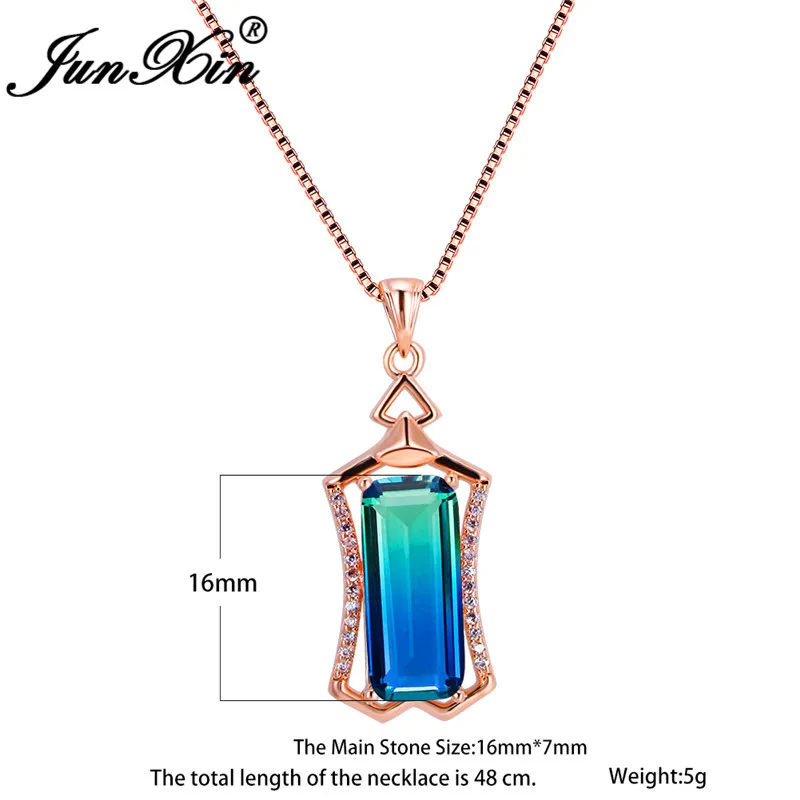 Геометрическая двухцветная синяя зеленая розовая циркониевая прямоугольная