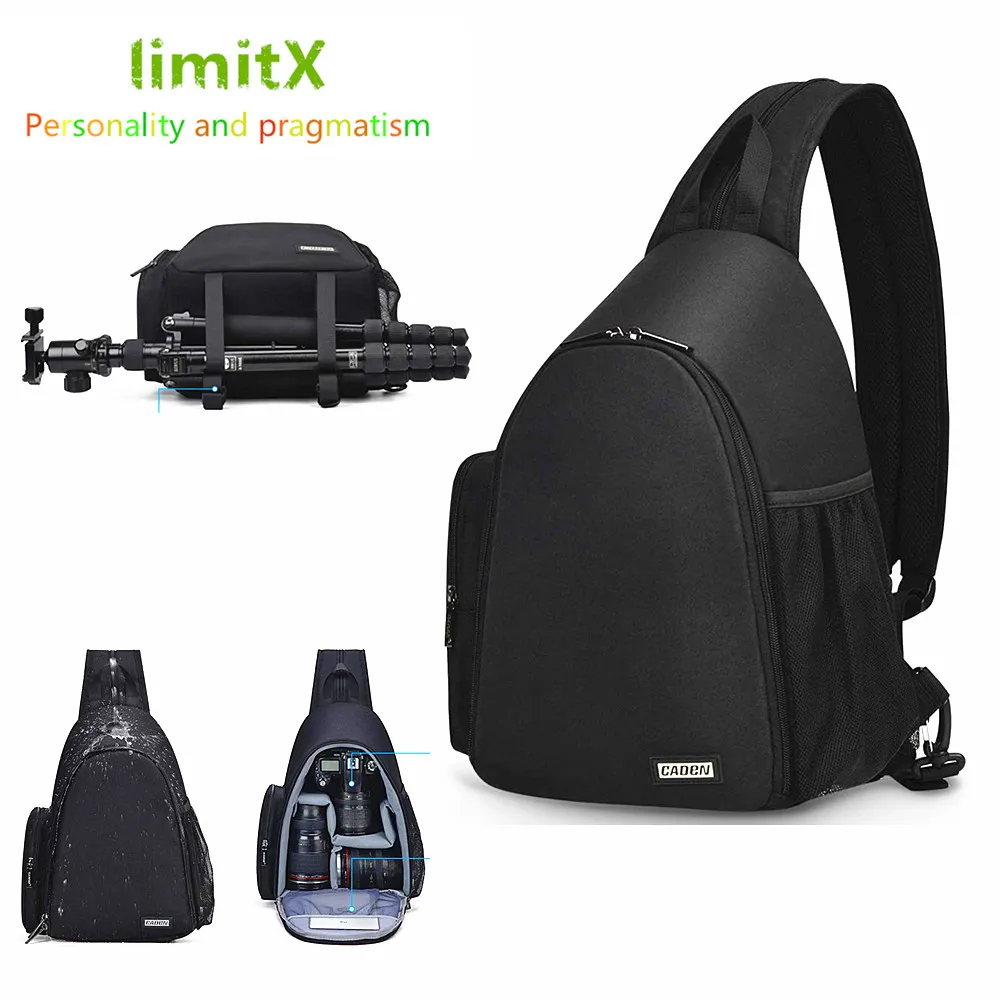 

DSLR Camera Bag Sling Case Backpack Waterproof For Nikon Z7 Z6 Z5 D3500 D7500 Canon EOS R7 R RP R6 R5 Sony A7R A7 IV III II A9
