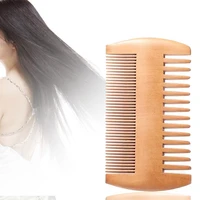 beard comb practical handle anti static double sided beard comb for home grate comb massage comb