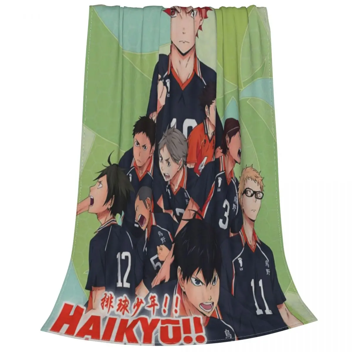 

Haikyuu манга флисовое летнее аниме многофункциональное легкое тонкое покрывало для дивана покрывала для автомобиля