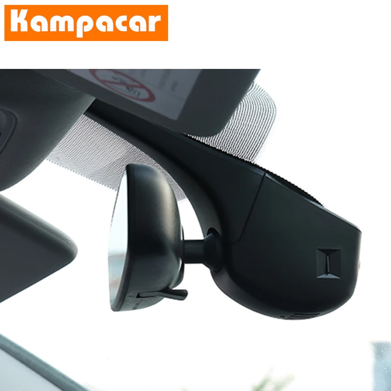 Автомобильный видеорегистратор Kampacar с Wi-Fi и двумя линзами для Audi Q3 Q5 Q7 A3 8P A4 B8 B7 B6 A5 A6 TT до 2013