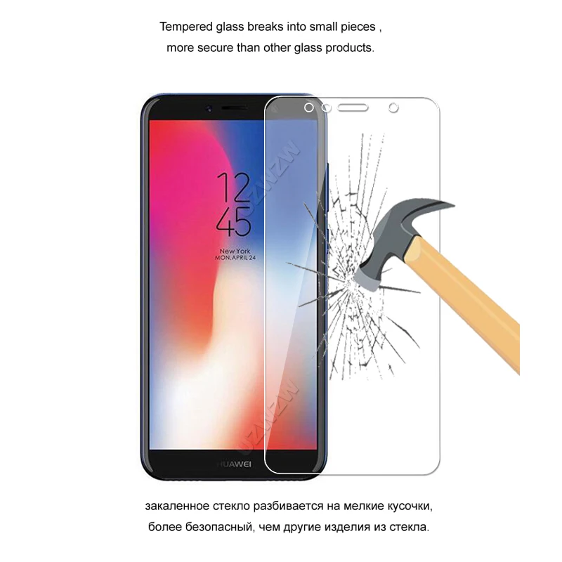 Для Huawei Y6 2018 / Prime Premium 2.5D 0 26 мм закаленное стекло для защиты экрана защитное