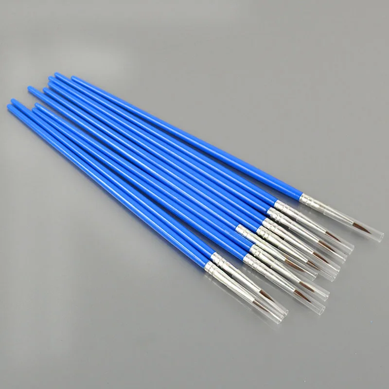 

100 шт., крошечные акриловые накладные ногти